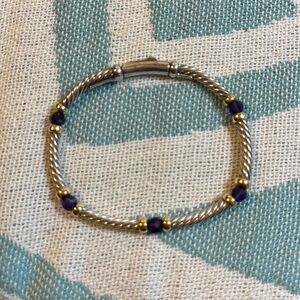 David Yurman amethyst station bracelet